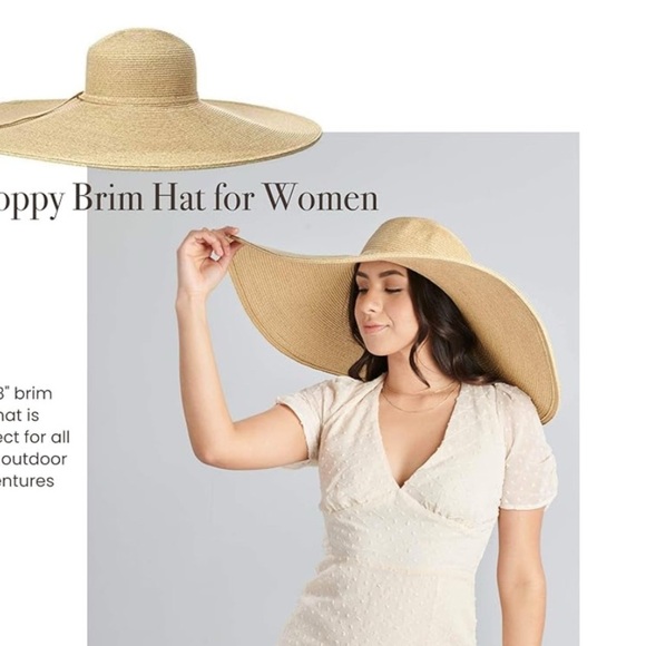 San Diego Hat Company Women's Ultrabraid X-Large Brim Hat,Sun Hat with UPF 50+ - Picture 3 of 5
